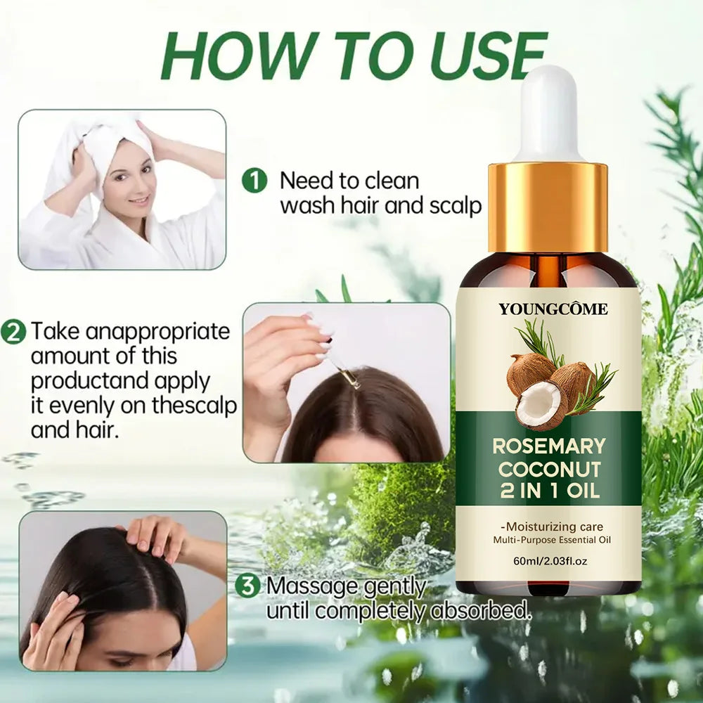 Rosemary Oil Hair Essential Coconut Oil